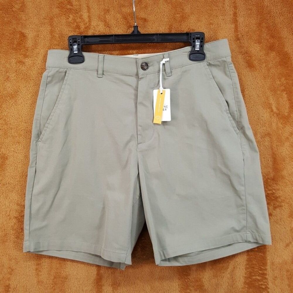 MARINE LAYER Shorts Mens Size 30 Green Breeze Chino Short 7" $98